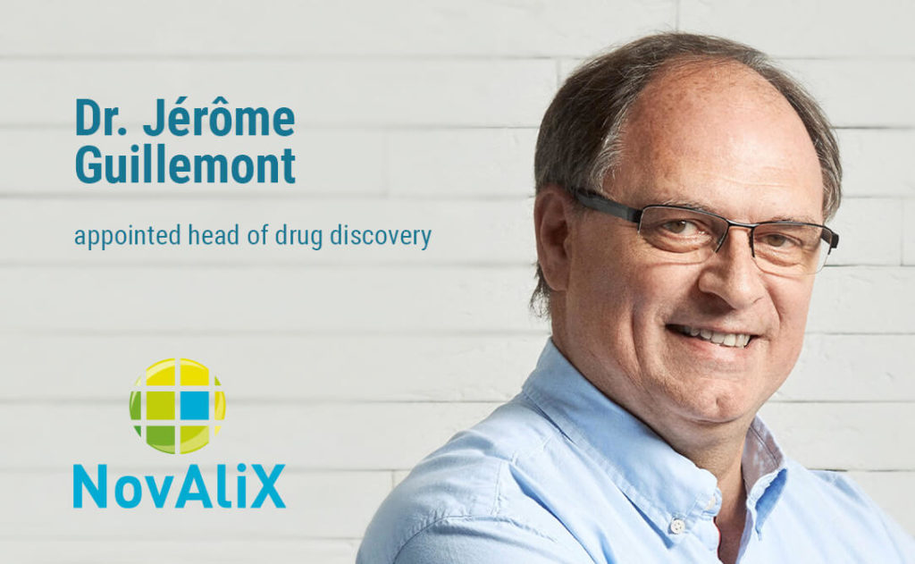 NovAliX appoints Dr. Jerome Guillemont as head of drug discovery, alongside two new directors