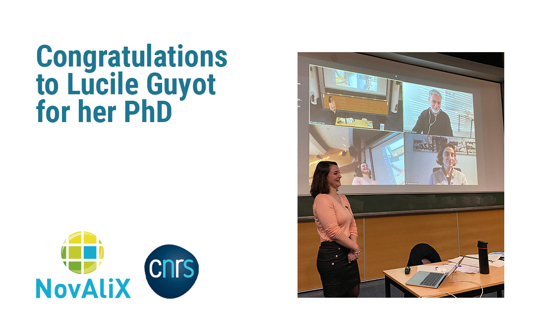 Congratulations to Lucile Guyot for her PhD on membrane proteins, in particular GPCRs (A2AR) and ion channels : Evaluation of amphiphilic polymers as an alternative to more conventional detergents