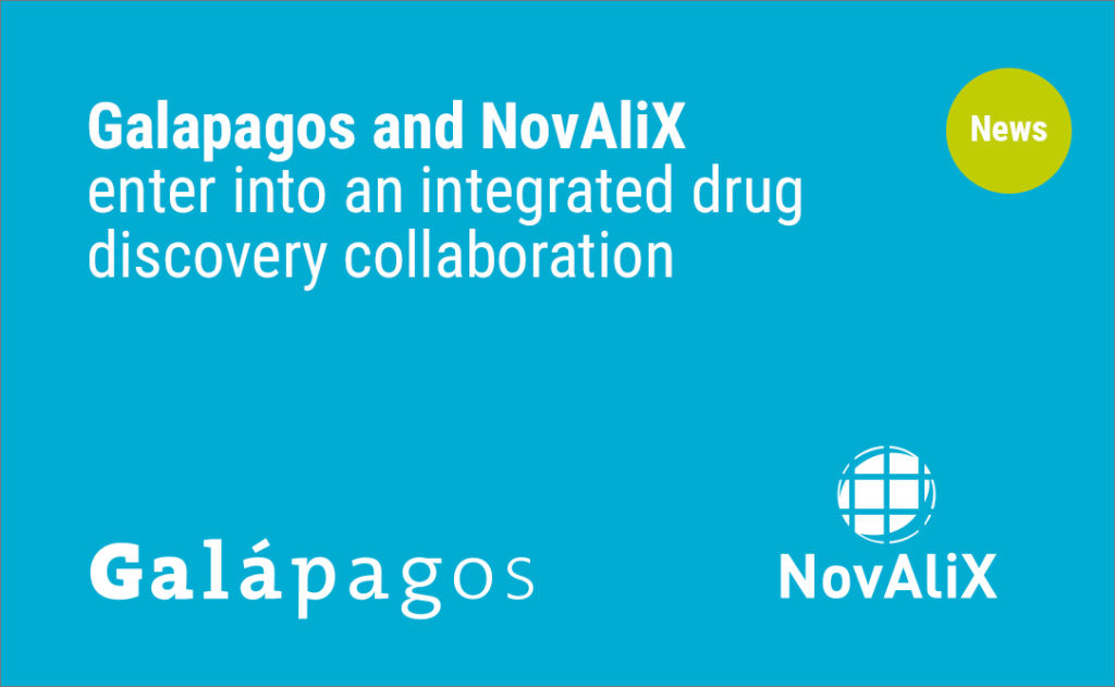 Galapagos and NovAliX enter into an integrated drug discovery collaboration