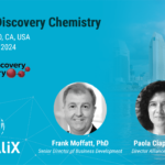 Frank Moffat and Paola Ciapetti from NovAliX at Drug Discovery Chemistry 2024